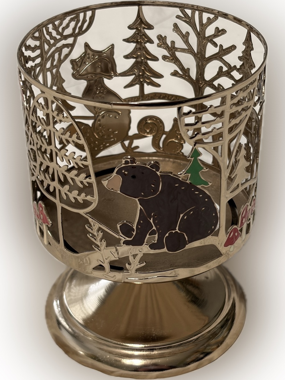 BATH & BODY WORKS WOODLAND CREATURES CANDLE HOLDER